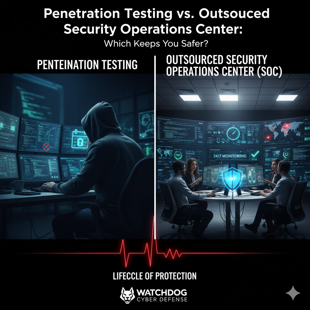Penetration Testing vs. Outsourced Security Operations Center